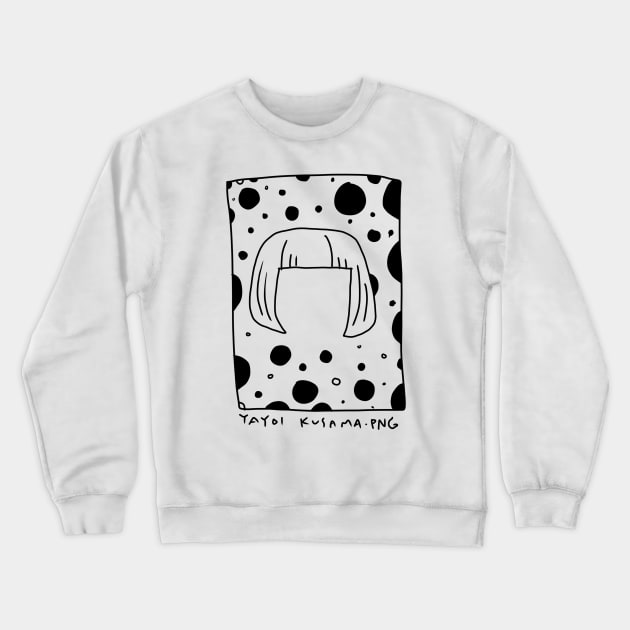 Yayoi Kusama.PNG Crewneck Sweatshirt by MagnumOpus